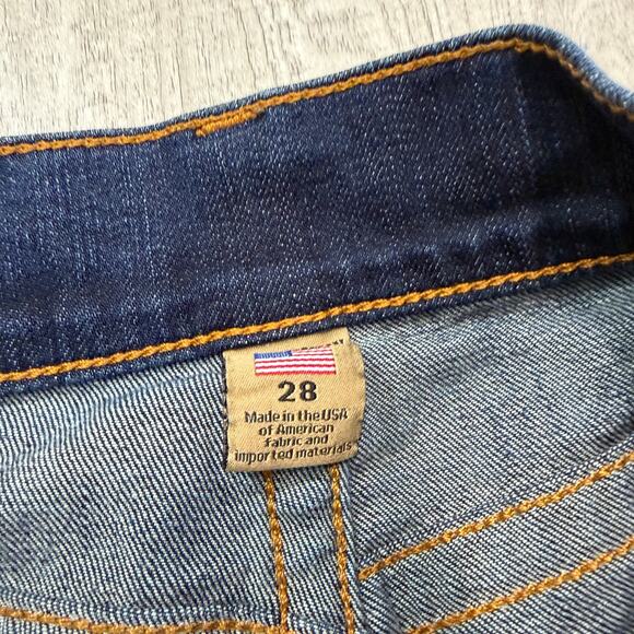 True Religion Geno Relaxed Slim Jeans Men's 28 (Fits 28x34) Blue Dark Wash - Picture 7 of 16